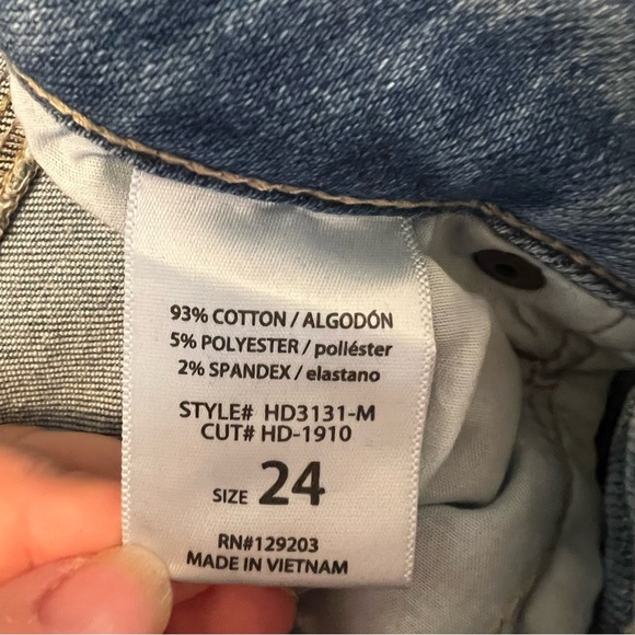 Hidden Los Angeles Flare Jeans Light Wash High Rise 24 - Picture 12 of 12